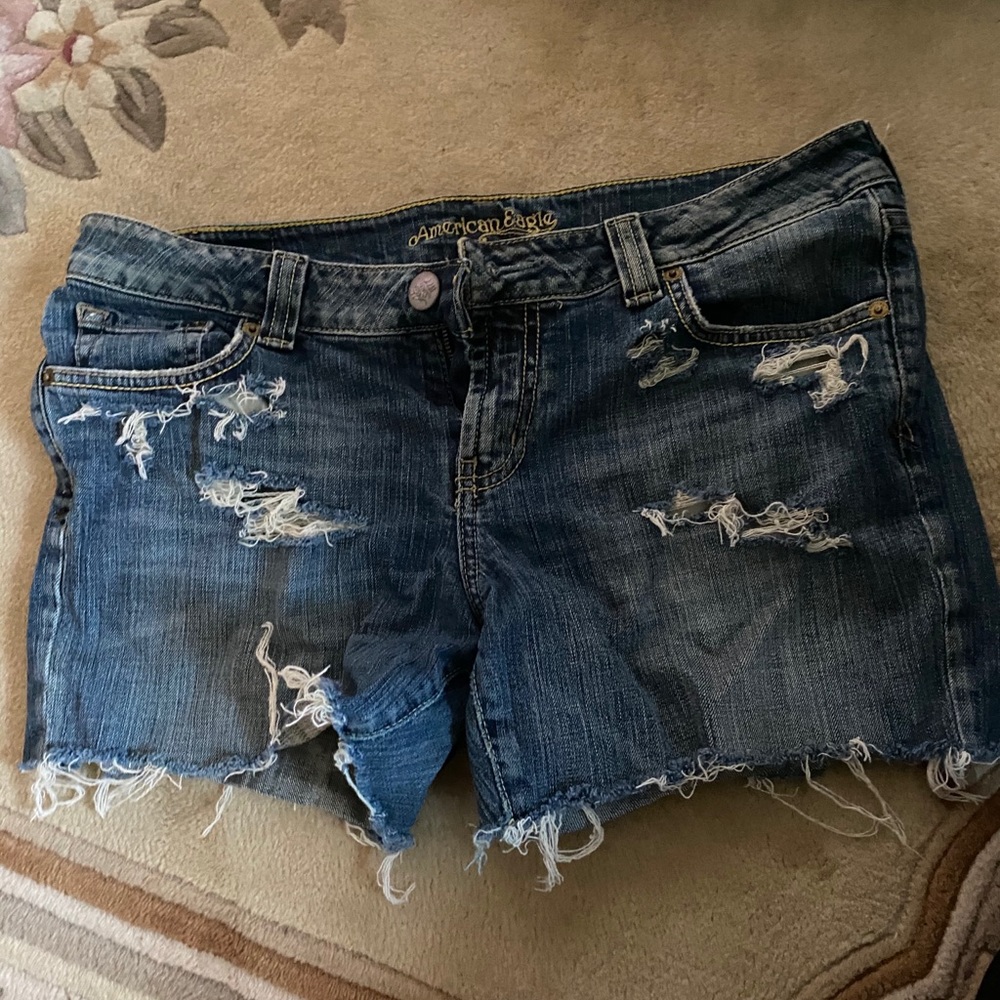 American Eagle Distressed shorts.